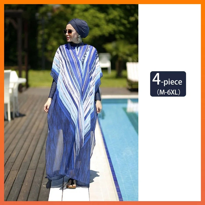Burkini Cover Ups Muslim Swimwear Bathing Abaya