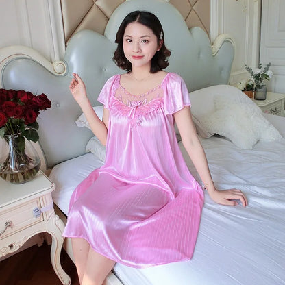 Silk Short Sleeve Pyjama