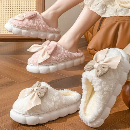 Winter Warm Fur Slip Soft Slippers