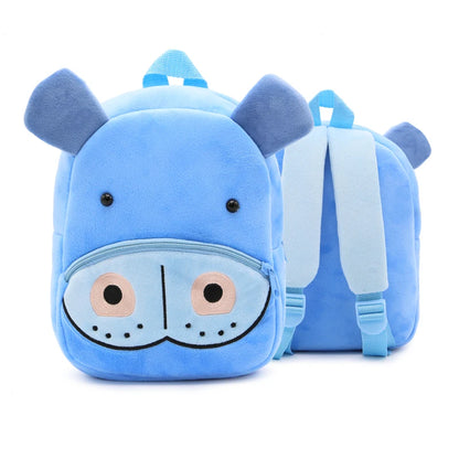 Cartoon cute plush animal backpack school