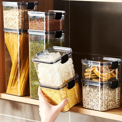 Sealed Jars Grain Storage Organizer Jars Set
