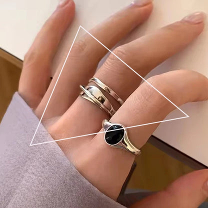 DANA 925 Sterling Silver Arched Wide Ring