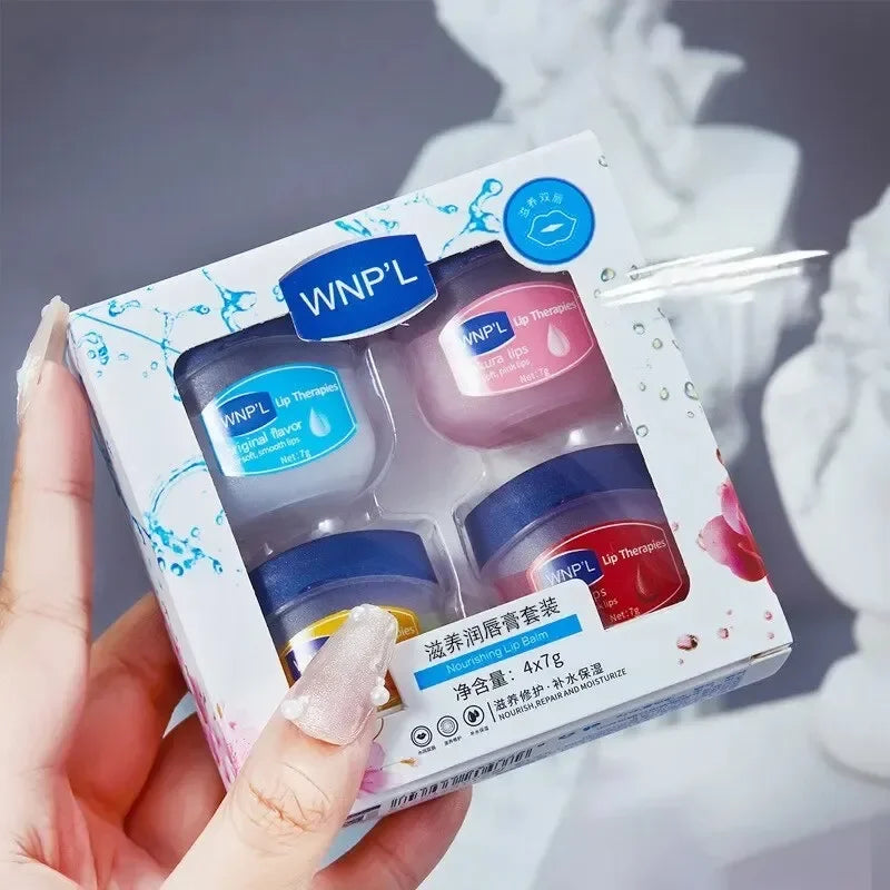 4/6/8pcs Moisturizing Lip Balm Set