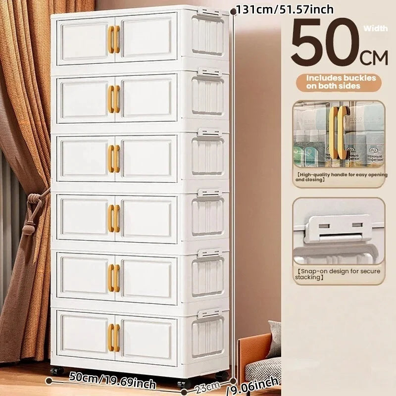 Double-door living room storage cabinet