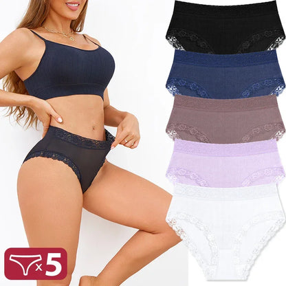 Plus Size Sexy Briefs Striped Lingerie