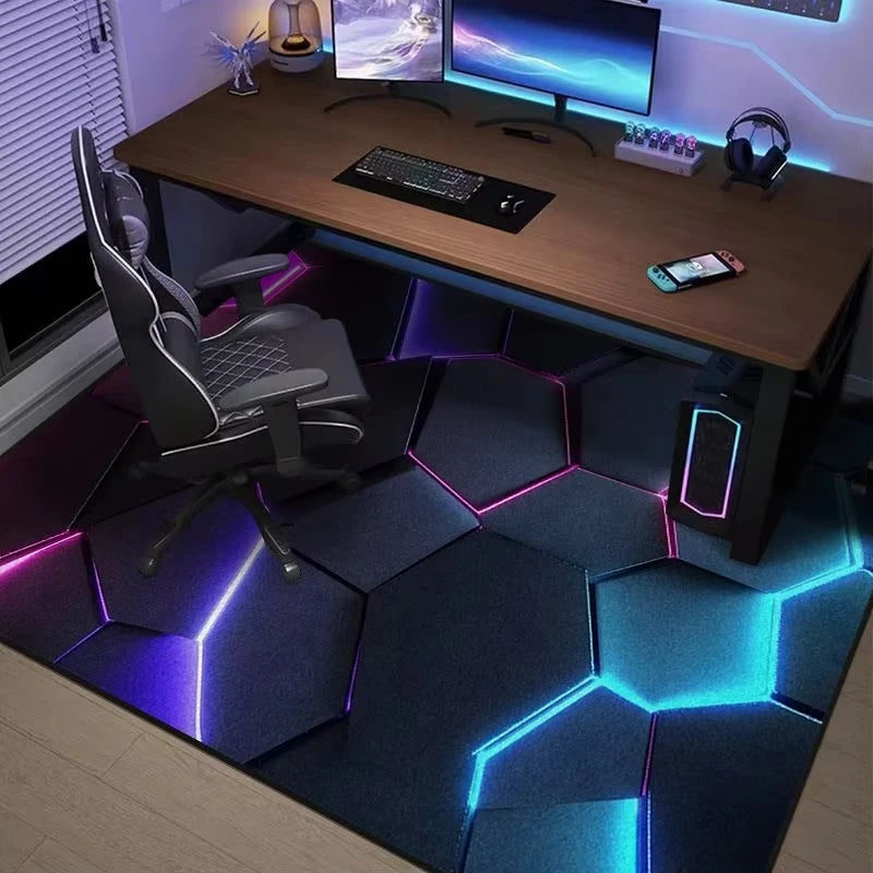 VIKAMA Trendy Study Room Gaming Room Rug