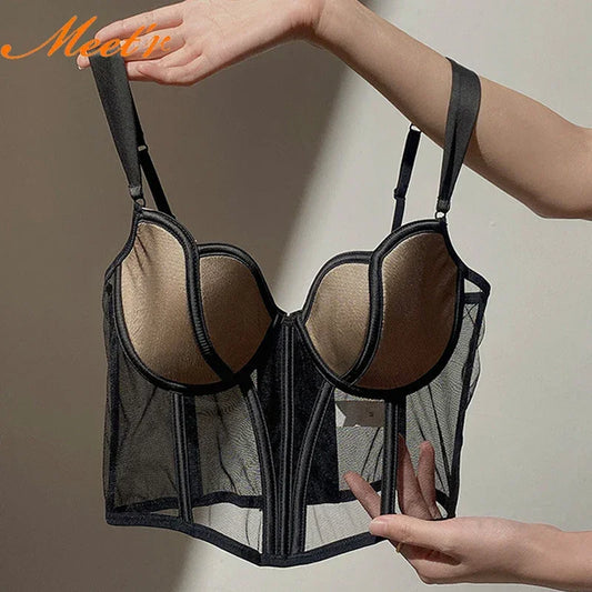 Sexy Push Up Transparent Lingerie Bra