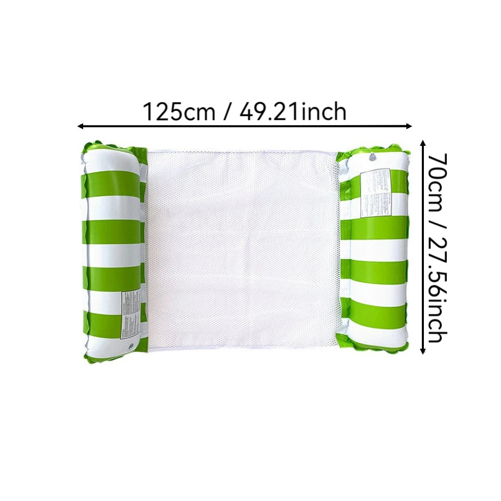 Inflatable Foldable Floating Row Swimming PoolMat