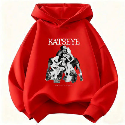 Graphic Harajuku-Style Pullover Warm Autumn/Winter Sportswear Hooded