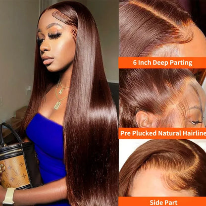Long Straight 13X4 Lace Front Synthetic Hair Wig