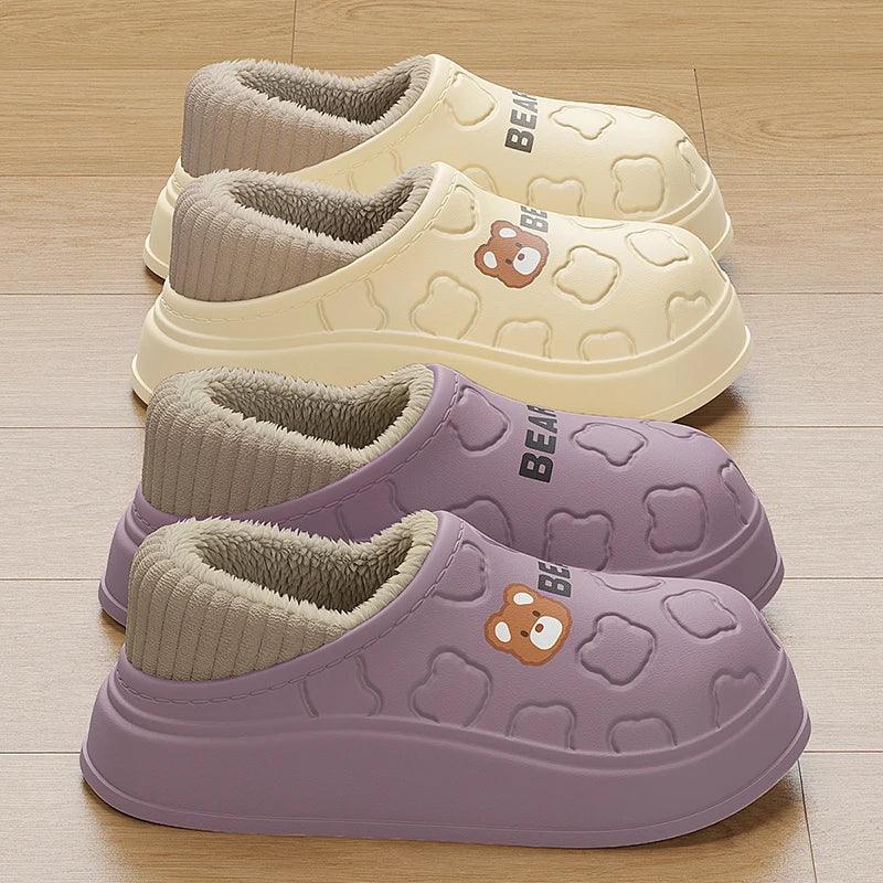 Waterproof Cotton Cotton Shoes Slipper