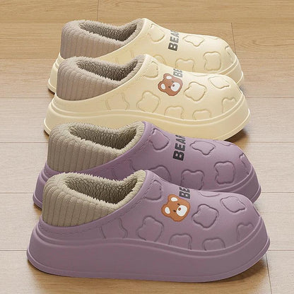 Waterproof Cotton Cotton Shoes Slipper