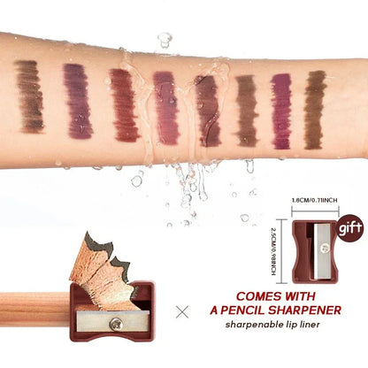 Matte 8-colors Lip Liner Pencil Lip Contour Lipstick Waterproof Lipliner Makeup