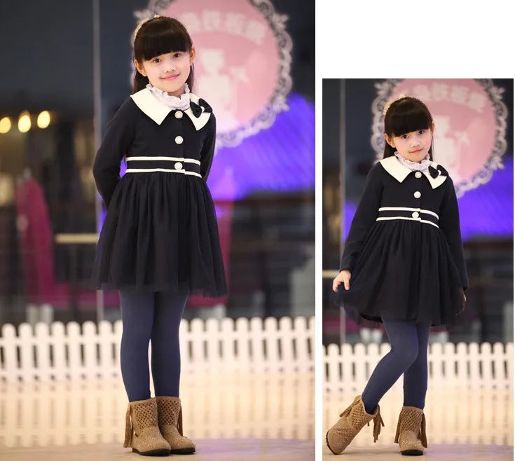 Autumn Winter Baby Girls Fleece Warm 10 Colors 1-10 Year Leggings