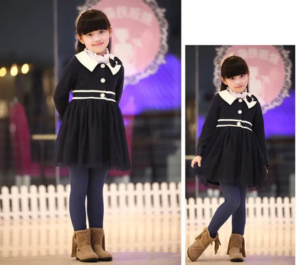 Autumn Winter Baby Girls Fleece Warm 10 Colors 1-10 Year Leggings