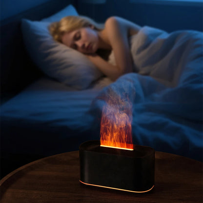 Flame Essential Oil Colorful Flame Diffuser Humidifier