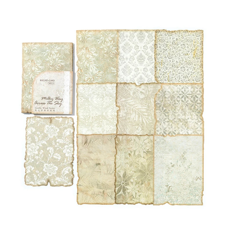 30Pcs/Pack Gentle Wind Series Scrapbooking Decorative
