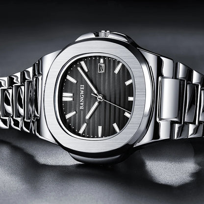 Square Luxury Bracelet Casual Waterproof Date Quartz Watches