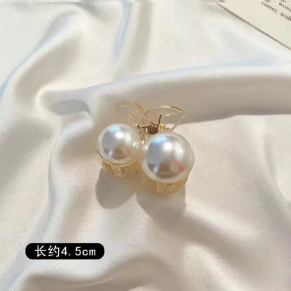 Simulated Pearl Hair Claws Hair Clips