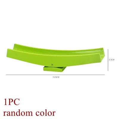 Big Building Blocks Marble Race Run Track Dinosaur Part Maze Toy