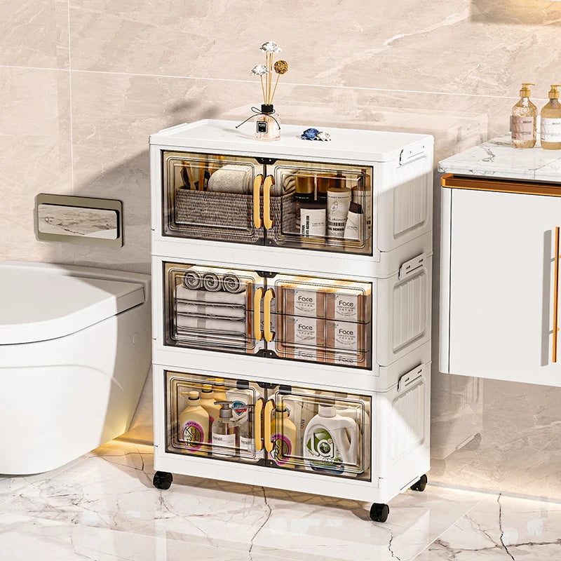 Double-door living room storage cabinet