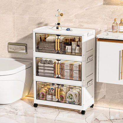 Double-door living room storage cabinet