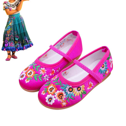 Girls Soft Leather Sole Dance Shoes