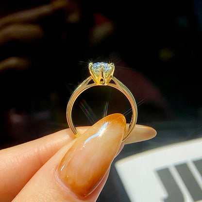 DANA 0.5-2ct Real Moissanite Ring