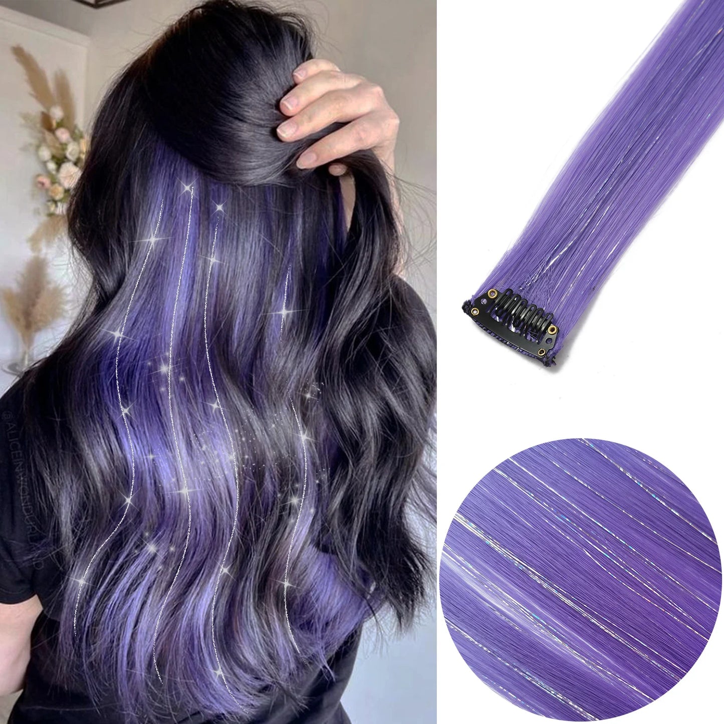 Straight Hair Synthetic Royal Blue wig