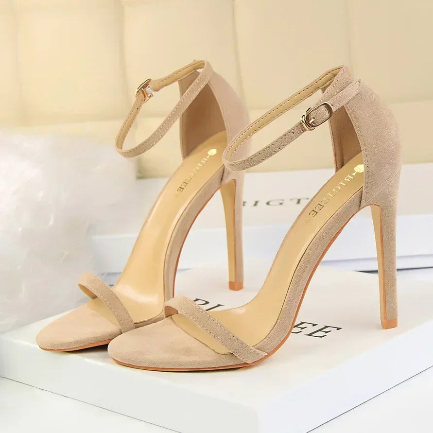 Gladiator Stiletto Classic Ankle Strap Sexy Shoes
