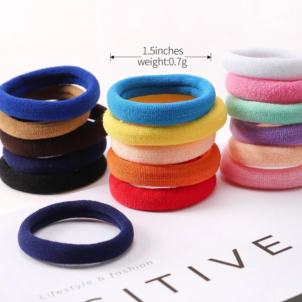 30Pcs/Set Elastic Colorful Rubber Bands