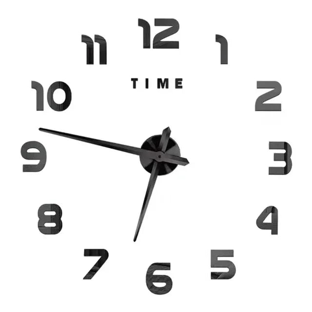 Large 3D Wall Clock Luminous Classic Wall Clocks