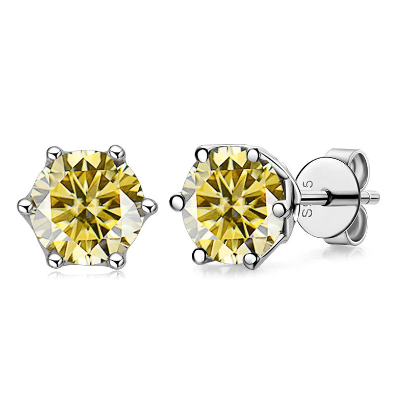 DANA 1/2/4CT VVS Russian Diamond Earrings