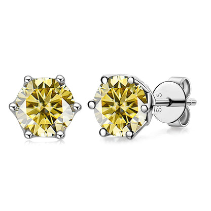 DANA 1/2/4CT VVS Russian Diamond Earrings