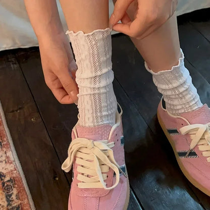 Calcetines de malla adorables para chicas kawaii japonesas