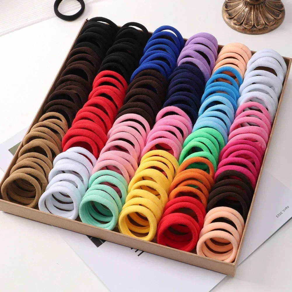 30Pcs/Set Elastic Colorful Rubber Bands