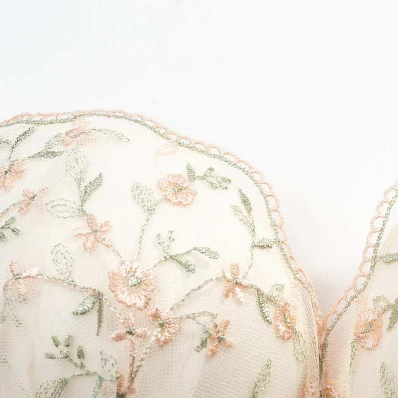 Small Breasts Gathered Underwear Flat Chest Bra