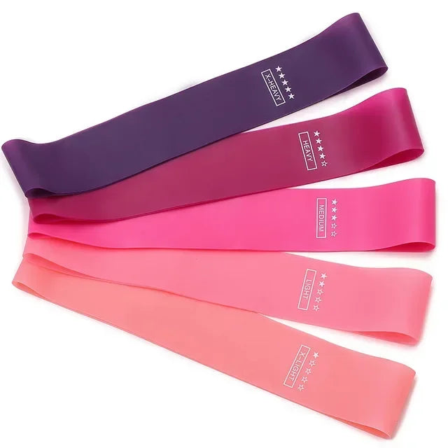 Portable Fitness Workout Equipment Rubber Resistance Bands