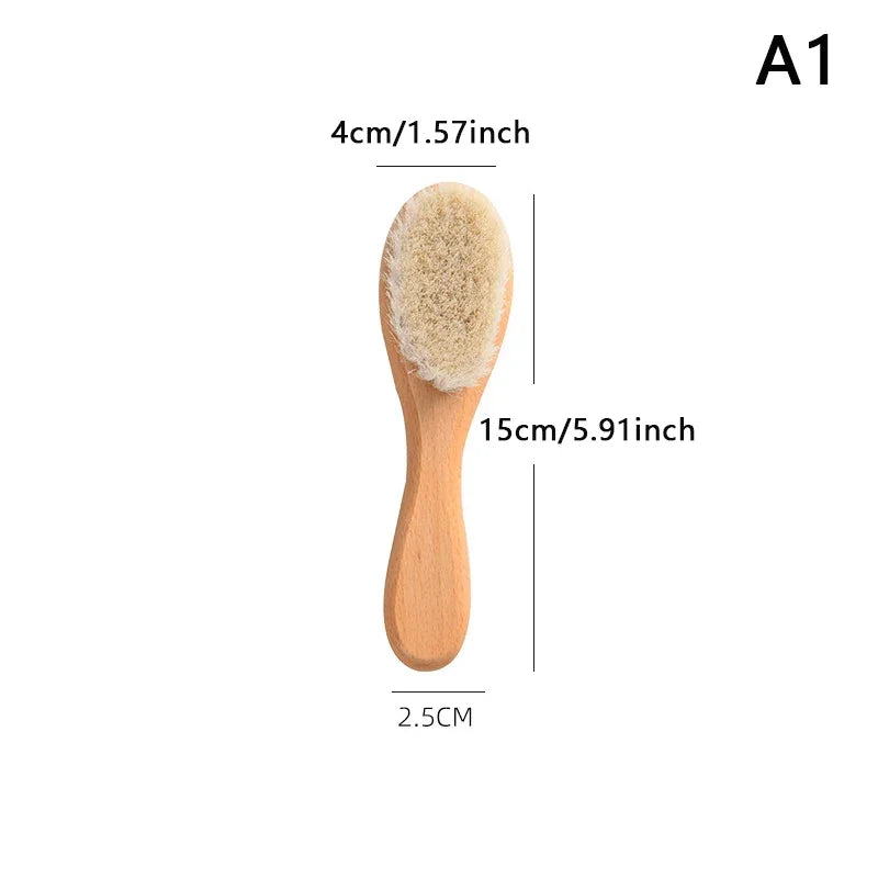 Wooden Handle Brush Baby Hair Brush