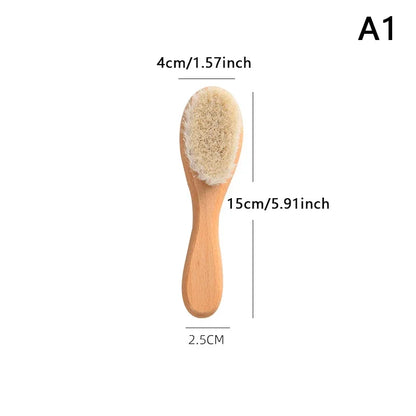 Wooden Handle Brush Baby Hair Brush