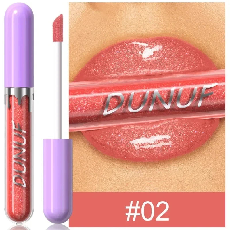 1pc Metallic Liquid Lipstick Long Lasting Glitter Lip Glaze Waterproof