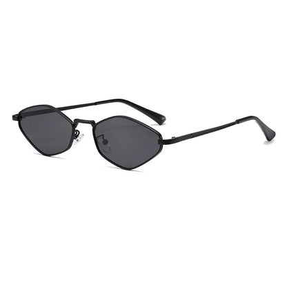 Protective Small Frame Polygon Sunglasses