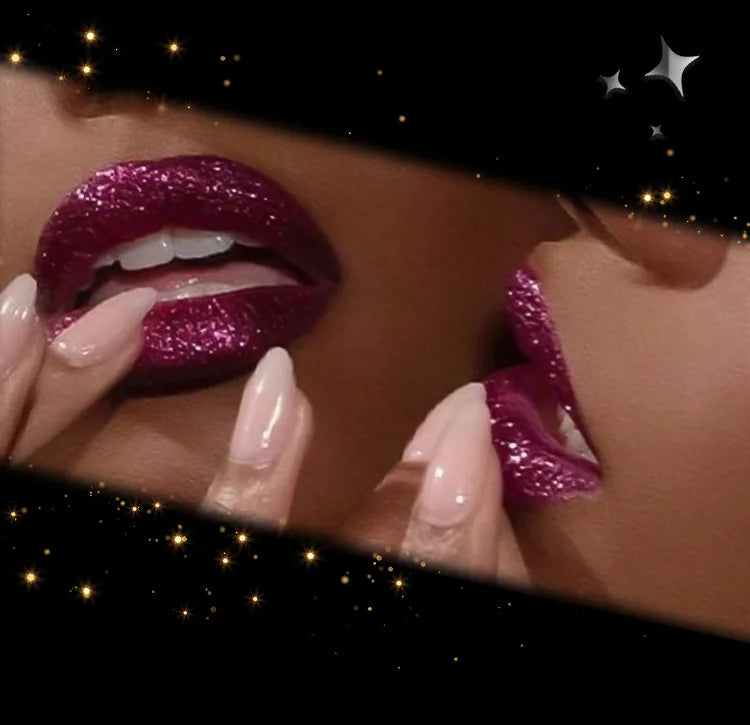 Glitter Lipstick Waterproof Diamond Metallic Lipstick