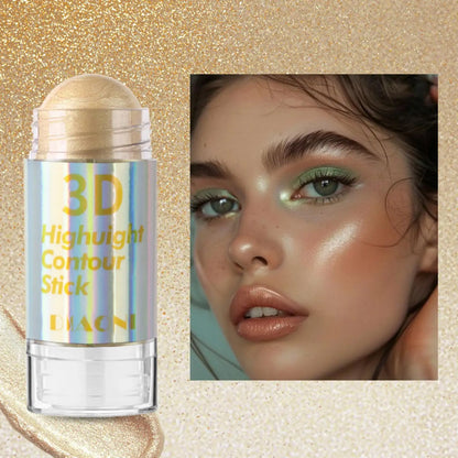 6 Colors 3D Face Brighten Highlighter Bar Cosmetic Face Contour
