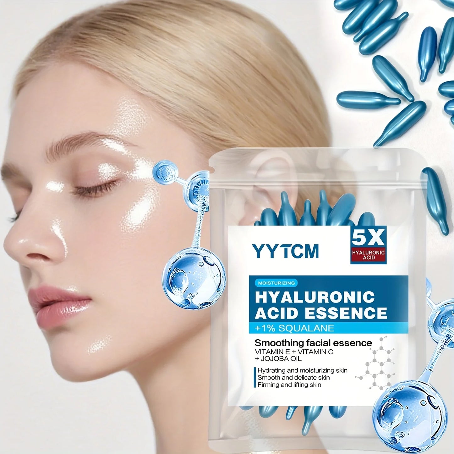 Hyaluronic acid deep moisturizing capsule essence