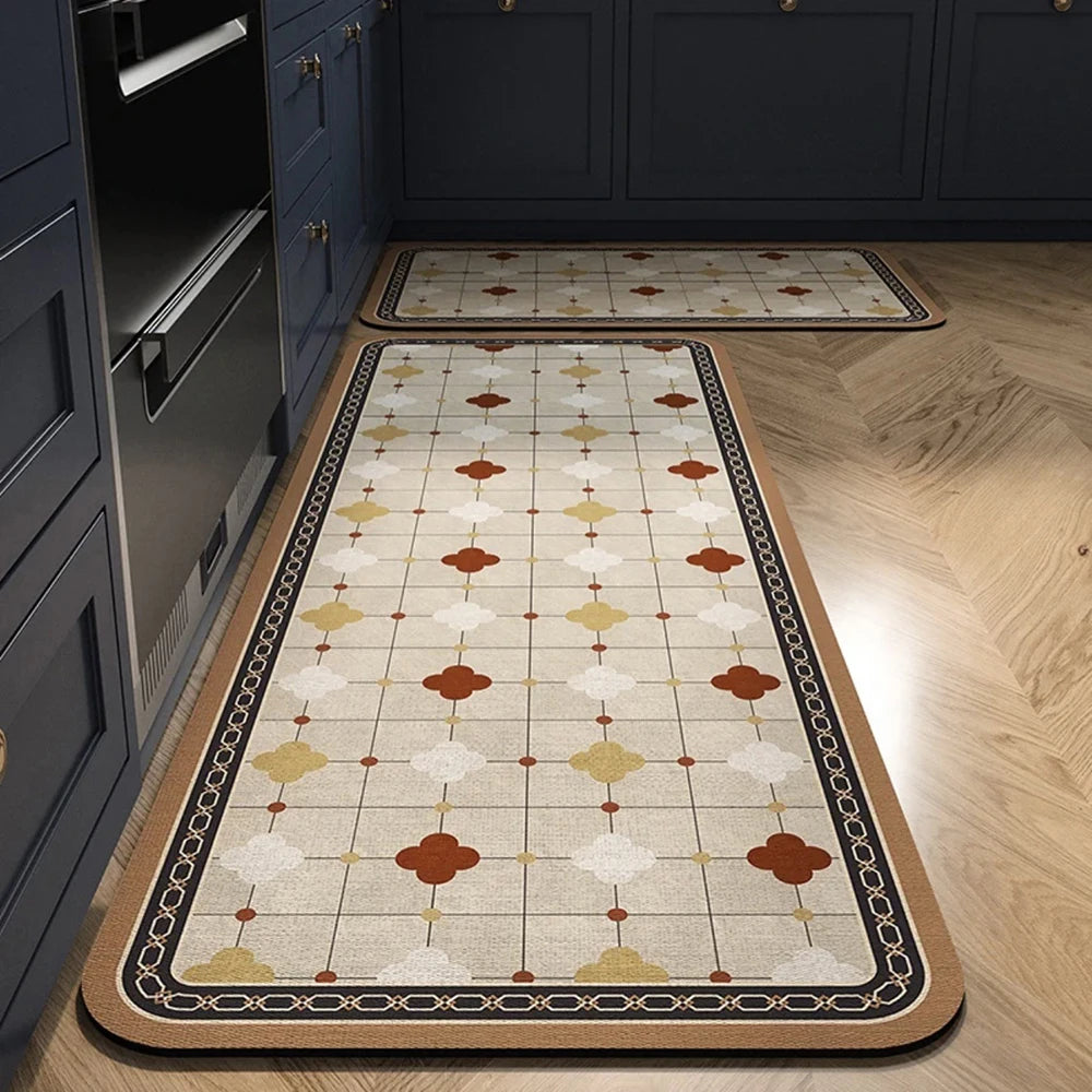 Non-slip Long Rugs Crystal Velvet Carpet