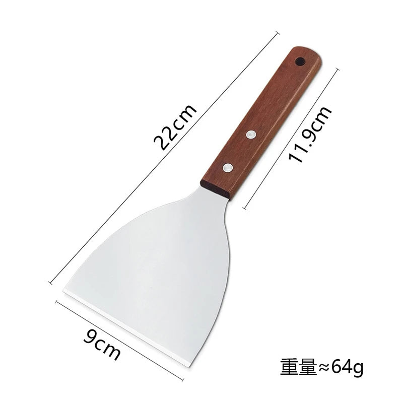 Stainless Steel Spatula and Grill Scraper