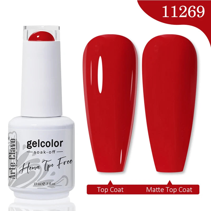 Red Brown Color Gel Nail Polish