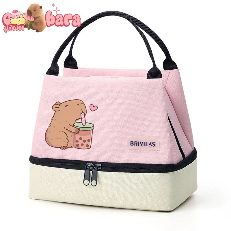 Capybara Insulated Portable Lunch Box Storage
