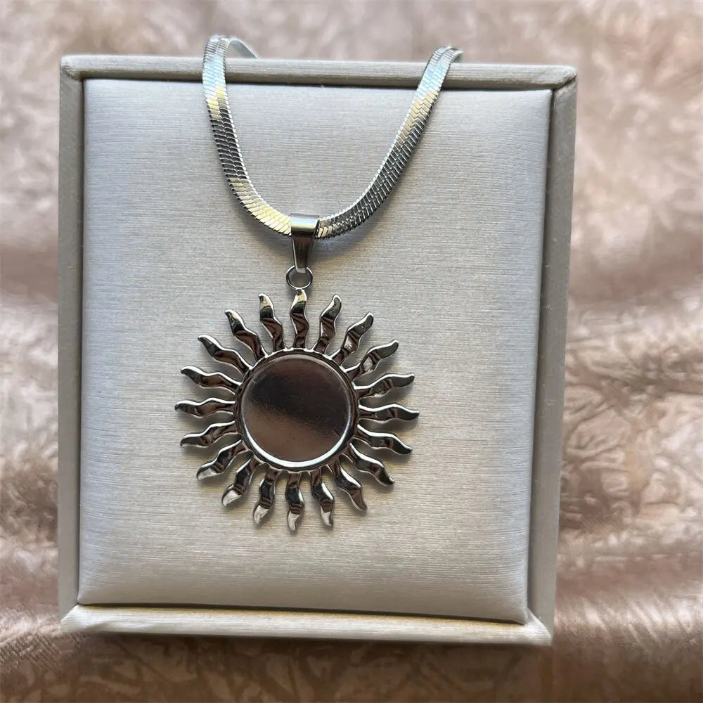 Exaggerated Punk Big Round O Shaped Necklace